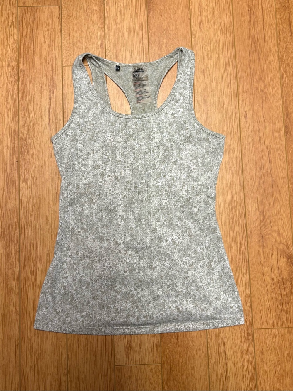 Gymshark Light Green Heather Racerback Tank